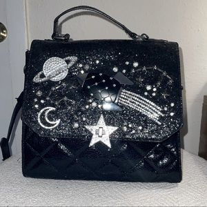 ALDO SPACESHIP JEWELED BAG
